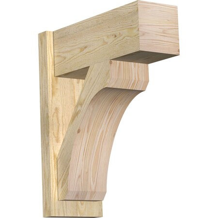 Ekena Millwork Legacy Block Rough Sawn Outlooker, Douglas Fir, 8"W x 20"D x 24"H OUT08X20X24LEC05RDF